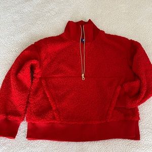 3/4 zip pullover jacket